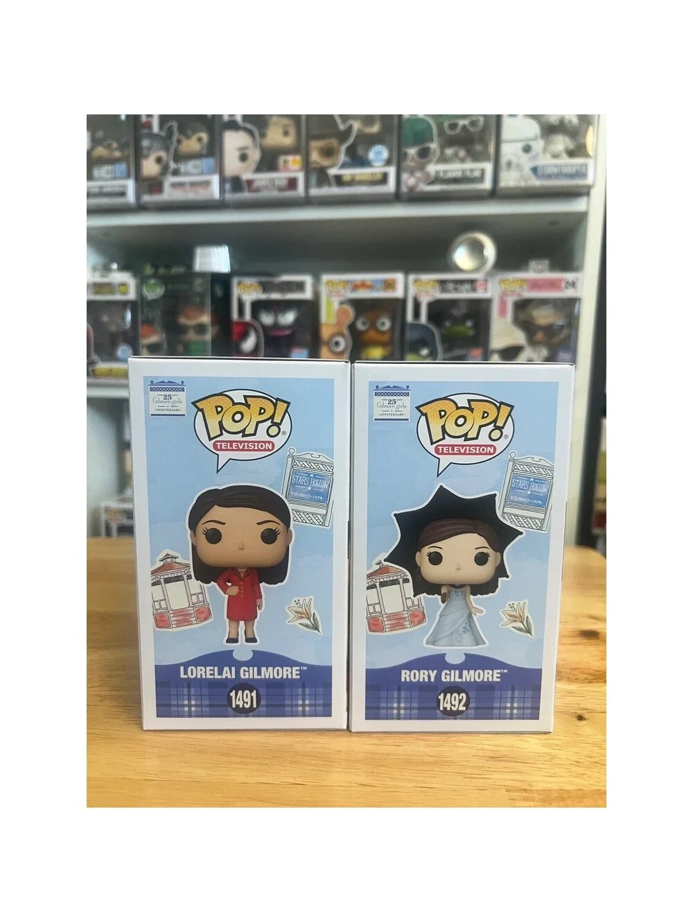 NEW IN HAND Lorelai & Rory Gilmore Girls 25th Anniversary Funko Pop #1491 #1492